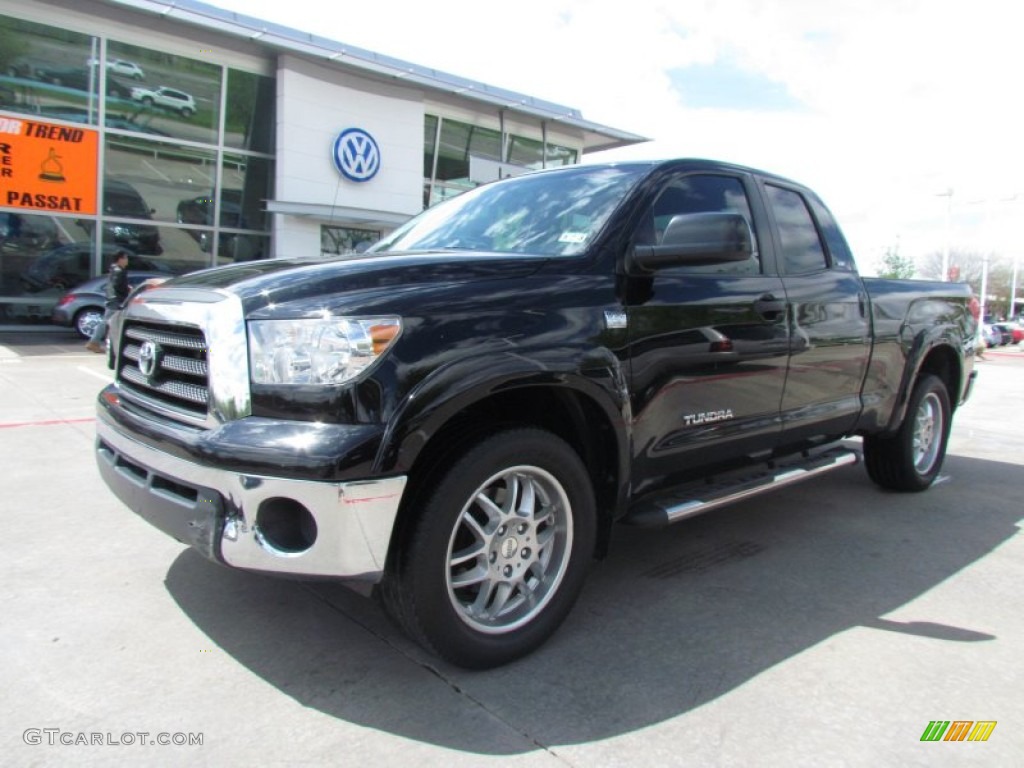 2009 Tundra X-SP Double Cab - Black / Red Rock photo #1