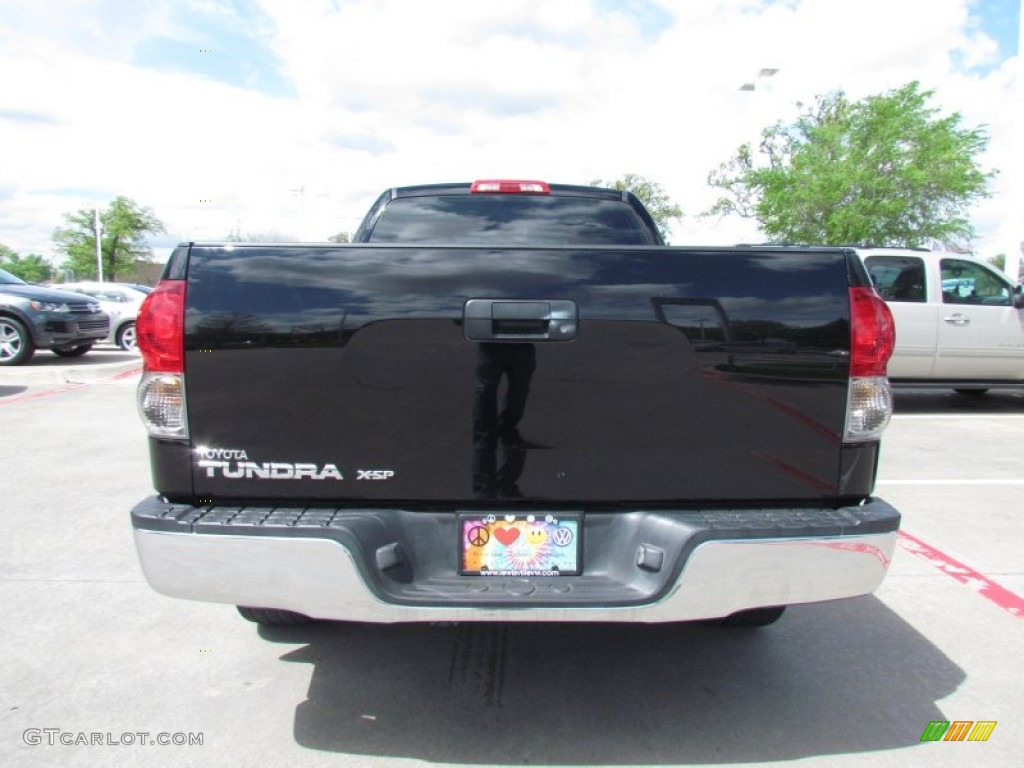 2009 Tundra X-SP Double Cab - Black / Red Rock photo #4