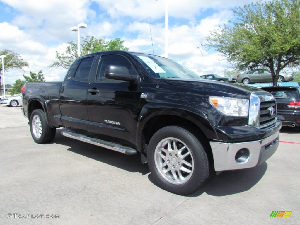 2009 Tundra X-SP Double Cab - Black / Red Rock photo #7