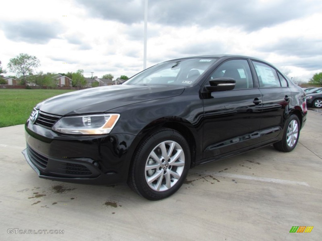 2012 Jetta SE Sedan - Black / Titan Black photo #1