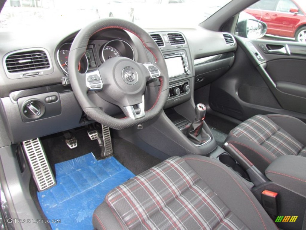 Interlagos Plaid Cloth Interior 2012 Volkswagen GTI 2 Door Photo #62627024