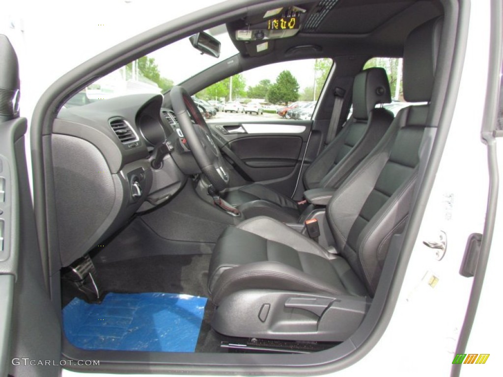 Titan Black Interior 2012 Volkswagen GTI 4 Door Autobahn Edition Photo #62627060