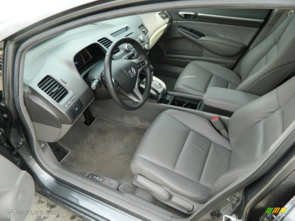 Gray Interior 2010 Honda Civic EX-L Sedan Photo #62627477