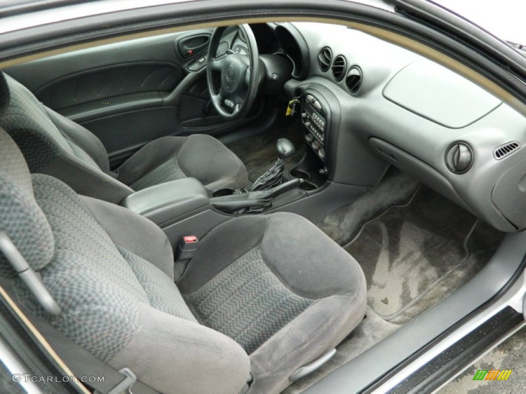 Dark Pewter Interior 2002 Pontiac Grand Am SE Coupe Photo #62628236