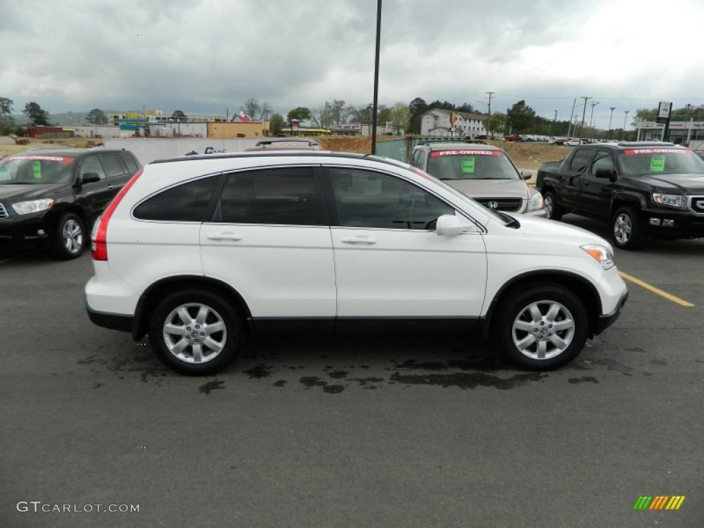 2007 CR-V EX-L - Taffeta White / Gray photo #6