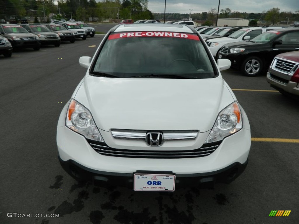 2007 CR-V EX-L - Taffeta White / Gray photo #8