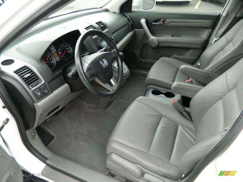2007 CR-V EX-L - Taffeta White / Gray photo #10