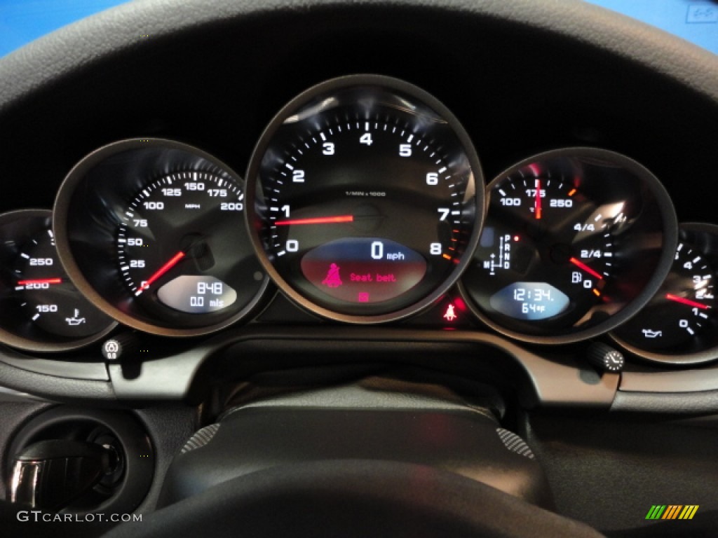2012 Porsche 911 Black Edition Cabriolet Gauges Photos