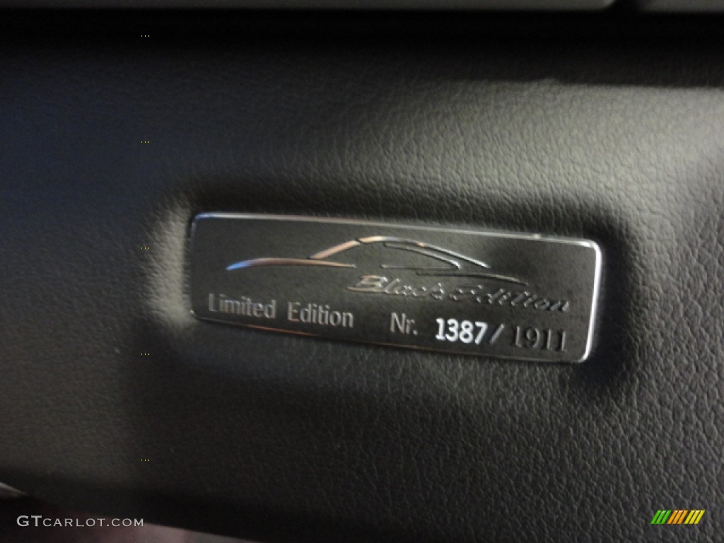 2012 911 Black Edition Cabriolet - Basalt Black Metallic / Black photo #23