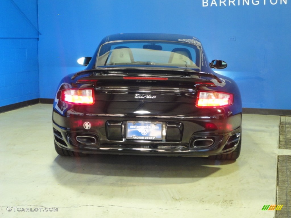 2007 911 Turbo Coupe - Black / Black photo #7