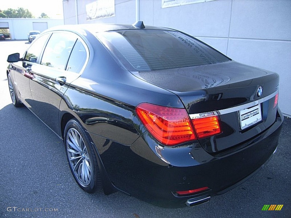 2011 7 Series 750Li Sedan - Black Sapphire Metallic / Black photo #12