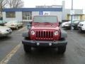 2011 Deep Cherry Red Jeep Wrangler Unlimited Rubicon 4x4  photo #1