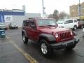 2011 Deep Cherry Red Jeep Wrangler Unlimited Rubicon 4x4  photo #2