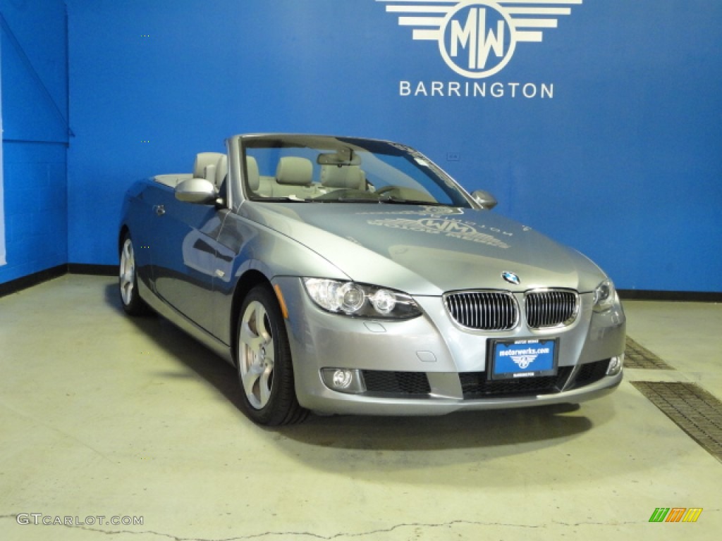 2009 3 Series 328i Convertible - Space Grey Metallic / Grey Dakota Leather photo #1