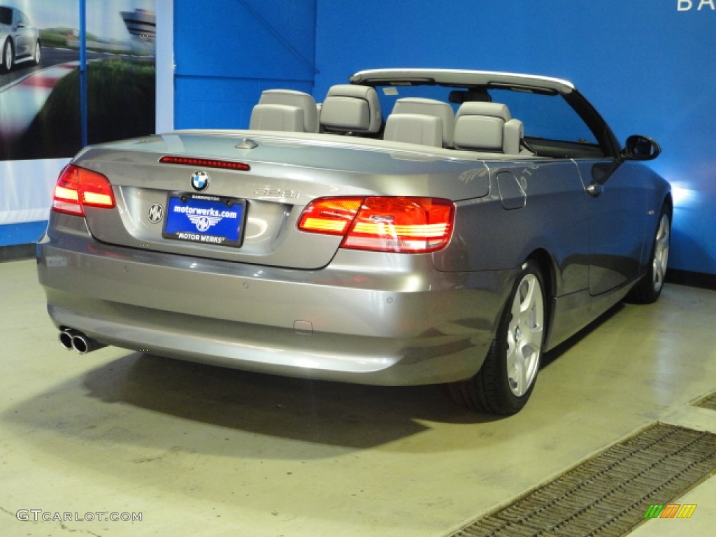 2009 3 Series 328i Convertible - Space Grey Metallic / Grey Dakota Leather photo #13