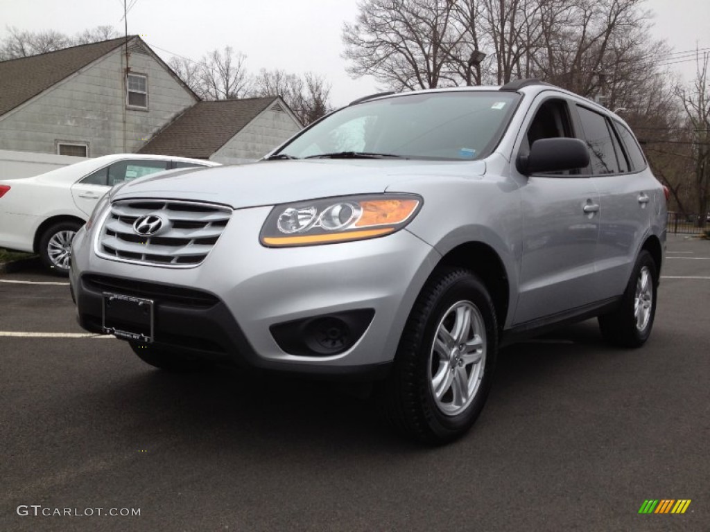 Radiant Silver 2010 Hyundai Santa Fe GLS Exterior Photo #62632808