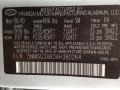 SM: Radiant Silver 2010 Hyundai Santa Fe GLS Color Code