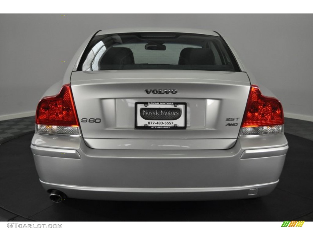 2008 S60 2.5T AWD - Silver Metallic / Graphite photo #4