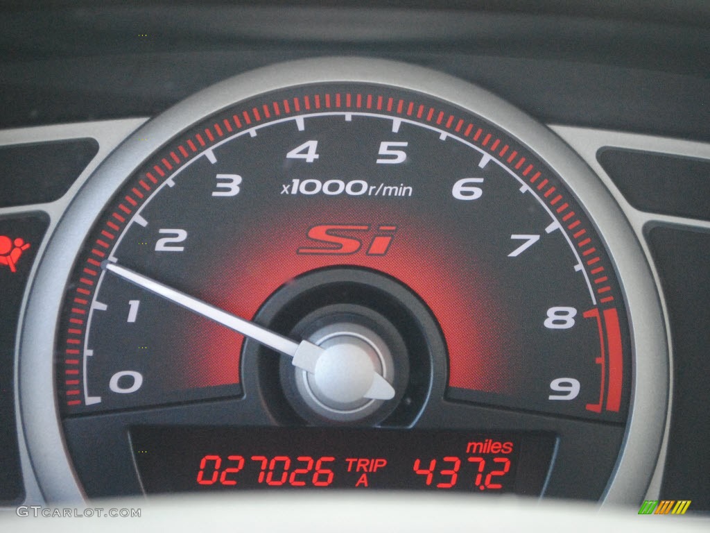 2011 Honda Civic Si Sedan Gauges Photo #62635343