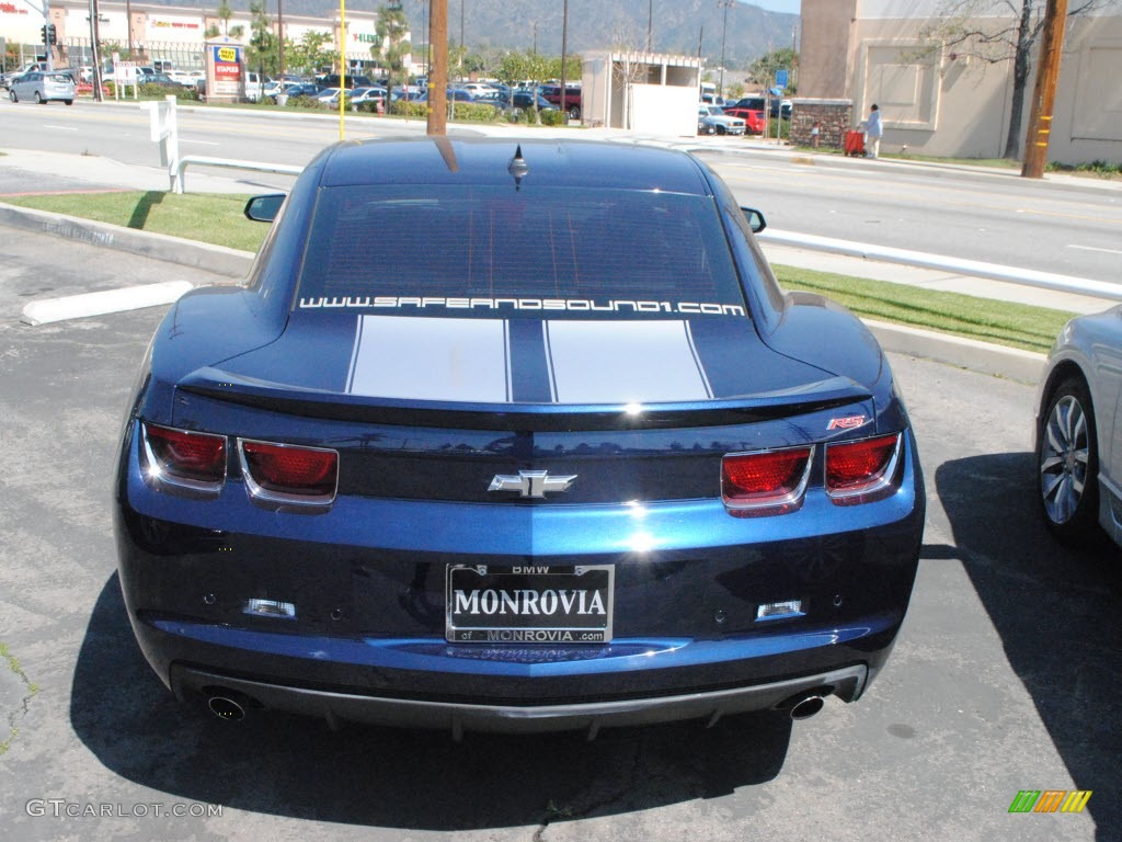 2010 Camaro LT/RS Coupe - Imperial Blue Metallic / Black photo #7