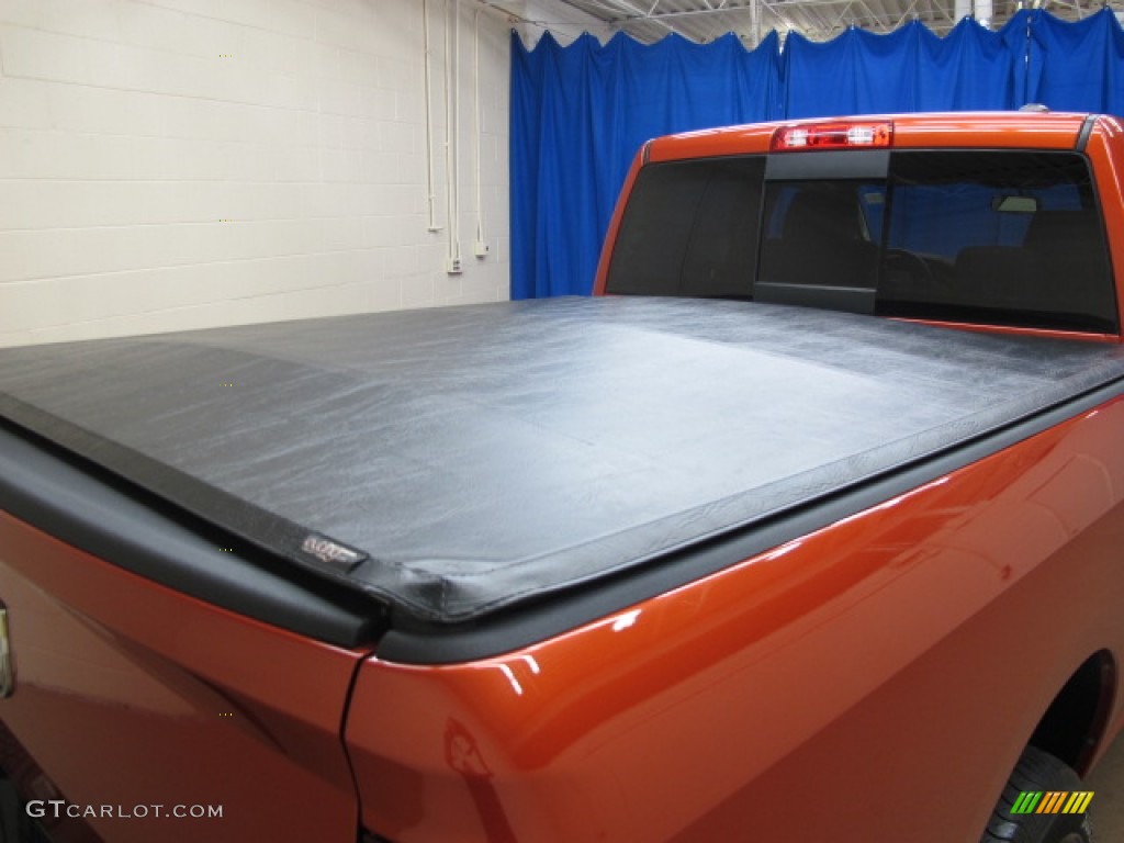 2009 Ram 1500 Sport Quad Cab 4x4 - Sunburst Orange Pearl / Dark Slate/Medium Graystone photo #10