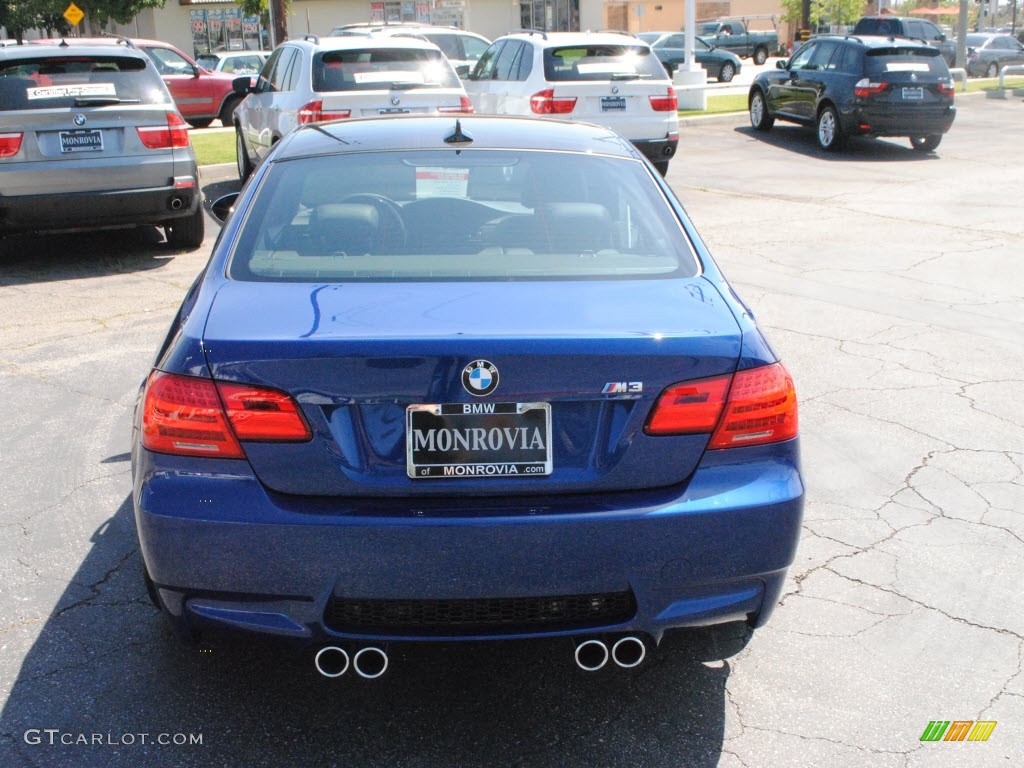 2012 M3 Coupe - Le Mans Blue Metallic / Black photo #9