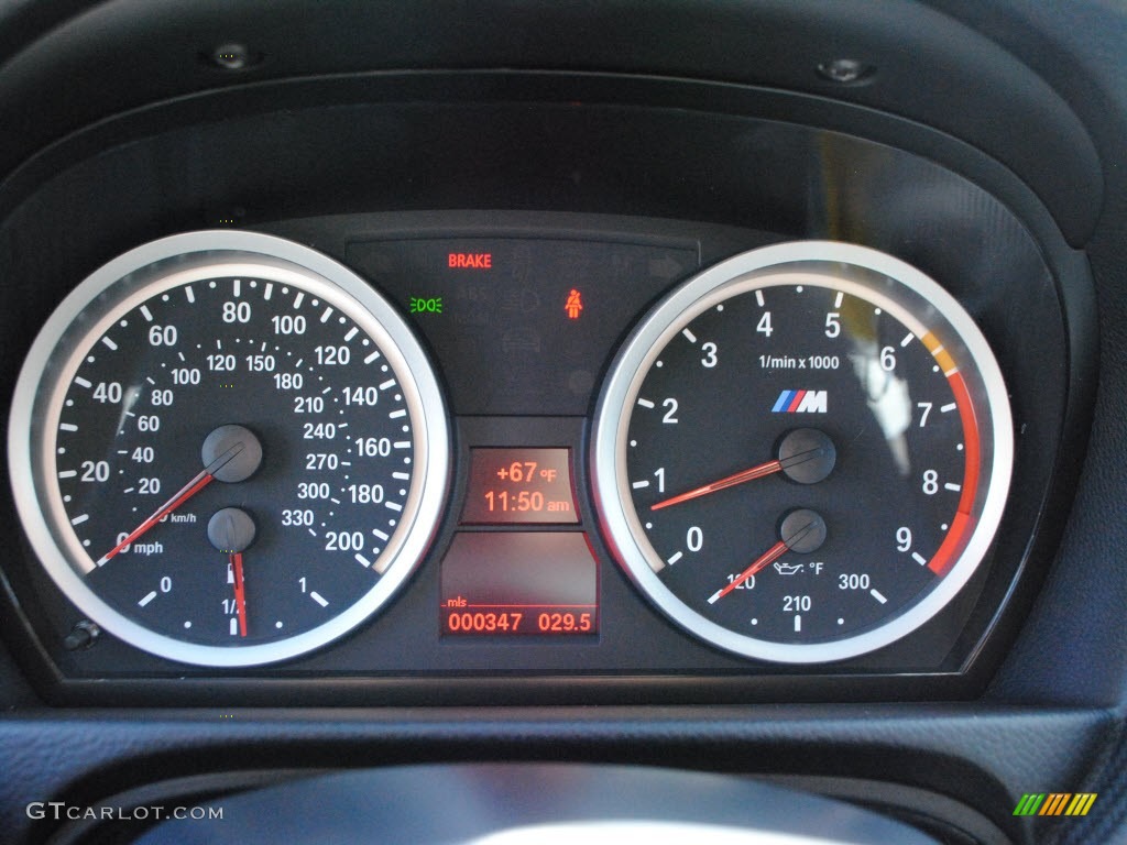 2012 BMW M3 Coupe Gauges Photo #62636723