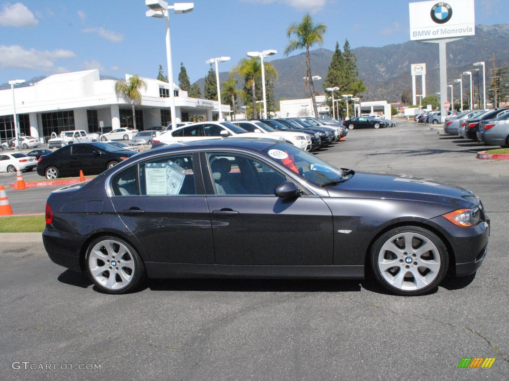 2008 3 Series 335i Sedan - Sparkling Graphite Metallic / Gray photo #3