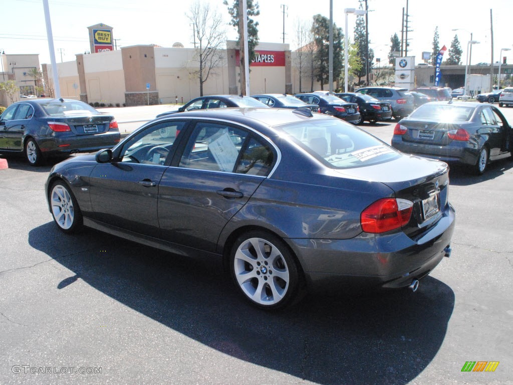 2008 3 Series 335i Sedan - Sparkling Graphite Metallic / Gray photo #12