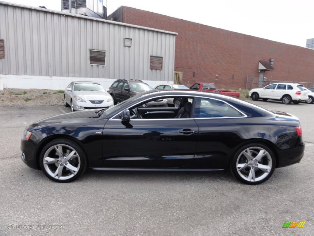 2009 A5 3.2 quattro Coupe - Brilliant Black / Black photo #12