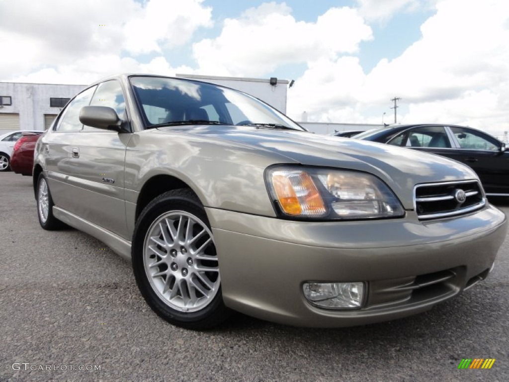 2001 Legacy GT Limited Sedan - Titanium Pearl / Gray photo #1