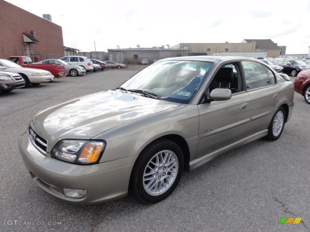 2001 Legacy GT Limited Sedan - Titanium Pearl / Gray photo #2