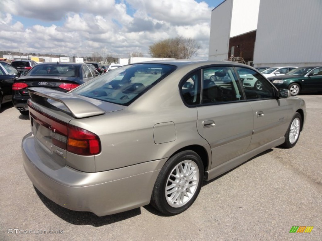 2001 Legacy GT Limited Sedan - Titanium Pearl / Gray photo #9