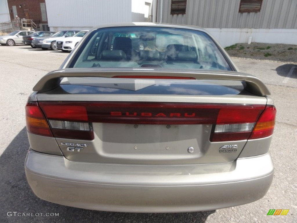 2001 Legacy GT Limited Sedan - Titanium Pearl / Gray photo #10