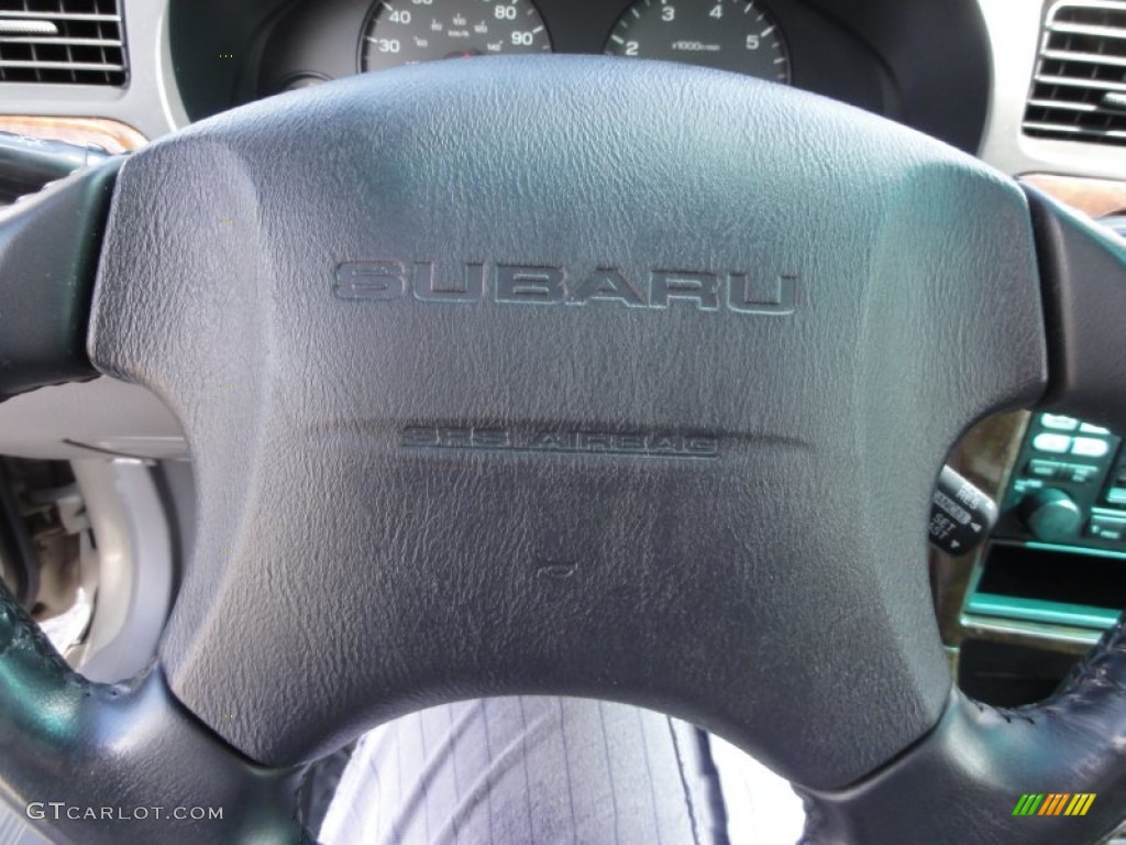 2001 Legacy GT Limited Sedan - Titanium Pearl / Gray photo #48