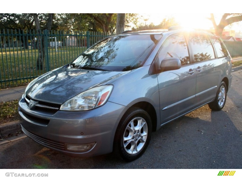 2004 Sienna XLE Limited - Blue Mirage Metallic / Fawn Beige photo #1