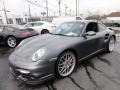 2007 Slate Grey Metallic Porsche 911 Turbo Coupe  photo #2