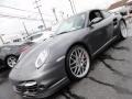 2007 Slate Grey Metallic Porsche 911 Turbo Coupe  photo #3