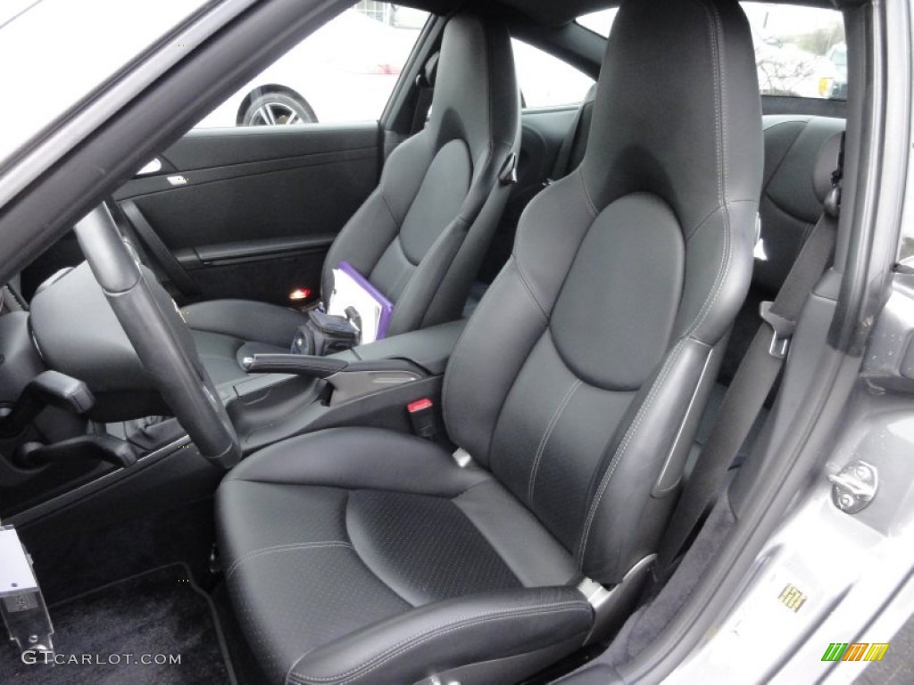 Black Interior 2007 Porsche 911 Turbo Coupe Photo #62642192