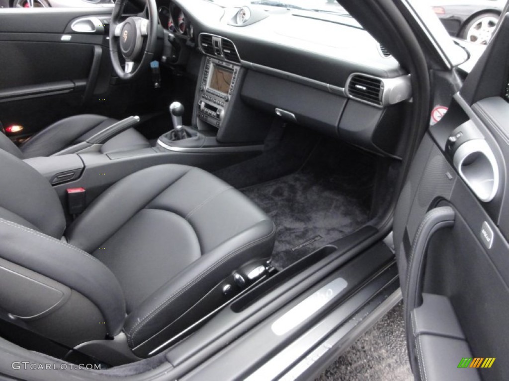 Black Interior 2007 Porsche 911 Turbo Coupe Photo #62642198