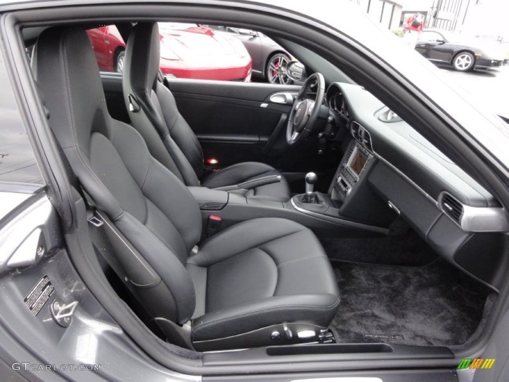 Black Interior 2007 Porsche 911 Turbo Coupe Photo #62642213