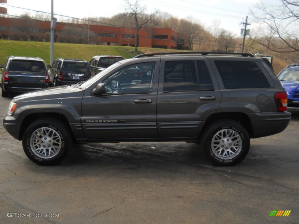 2004 Grand Cherokee Limited 4x4 - Graphite Metallic / Dark Slate Gray photo #13
