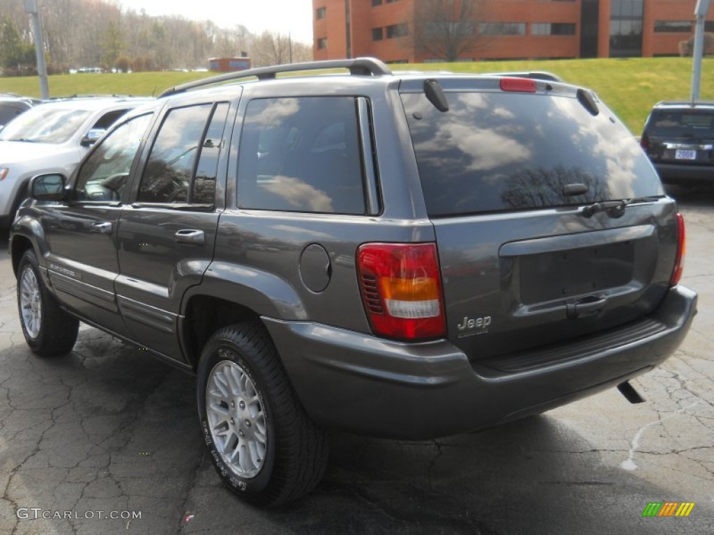 2004 Grand Cherokee Limited 4x4 - Graphite Metallic / Dark Slate Gray photo #14