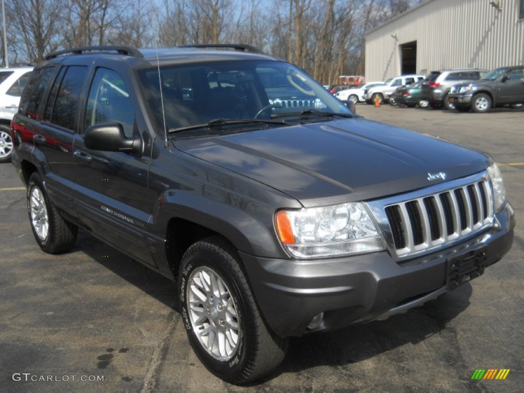 2004 Grand Cherokee Limited 4x4 - Graphite Metallic / Dark Slate Gray photo #16
