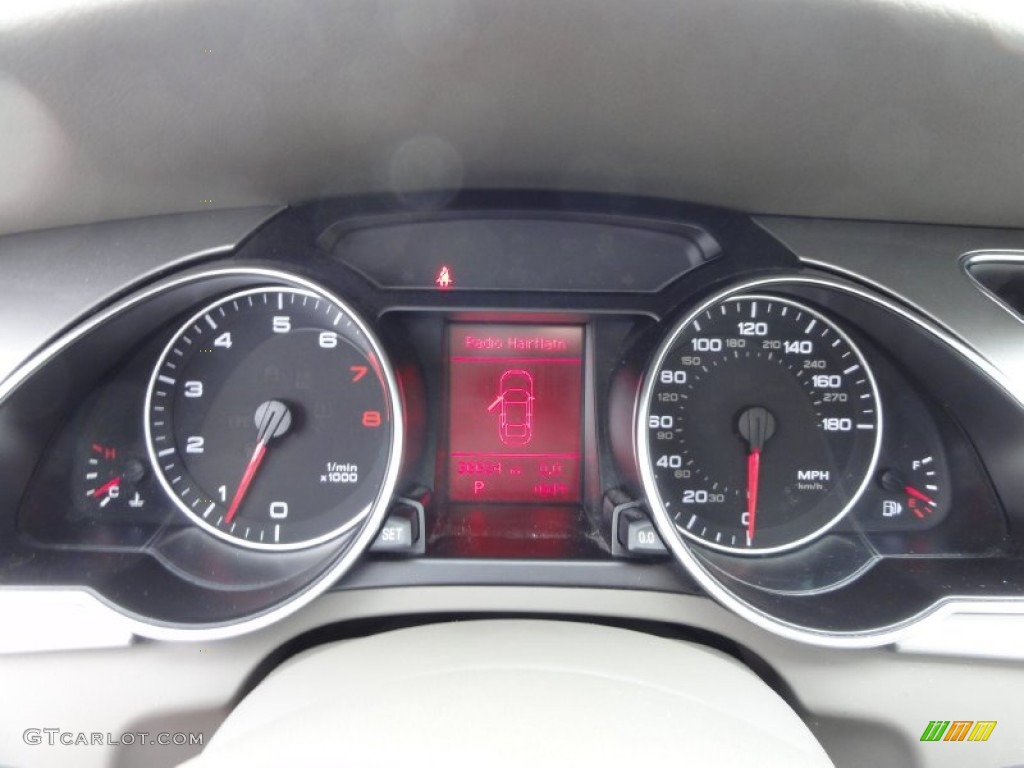 2010 Audi A5 2.0T quattro Coupe Gauges Photo #62642723