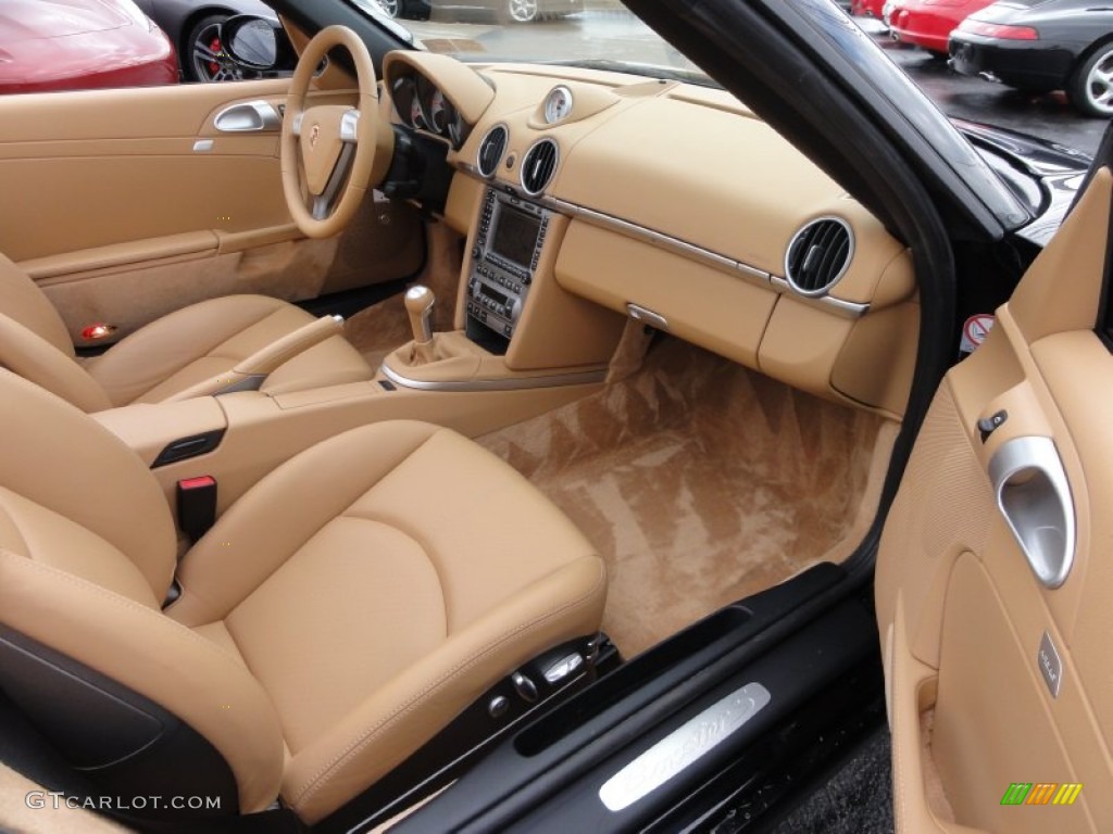 Sand Beige Interior 2006 Porsche Boxster S Photo #62643272