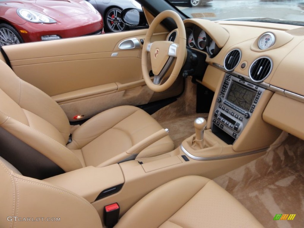 Sand Beige Interior 2006 Porsche Boxster S Photo #62643281