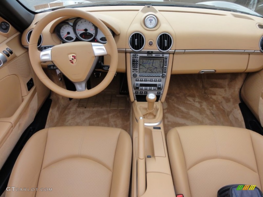 2006 Porsche Boxster S Sand Beige Dashboard Photo #62643377