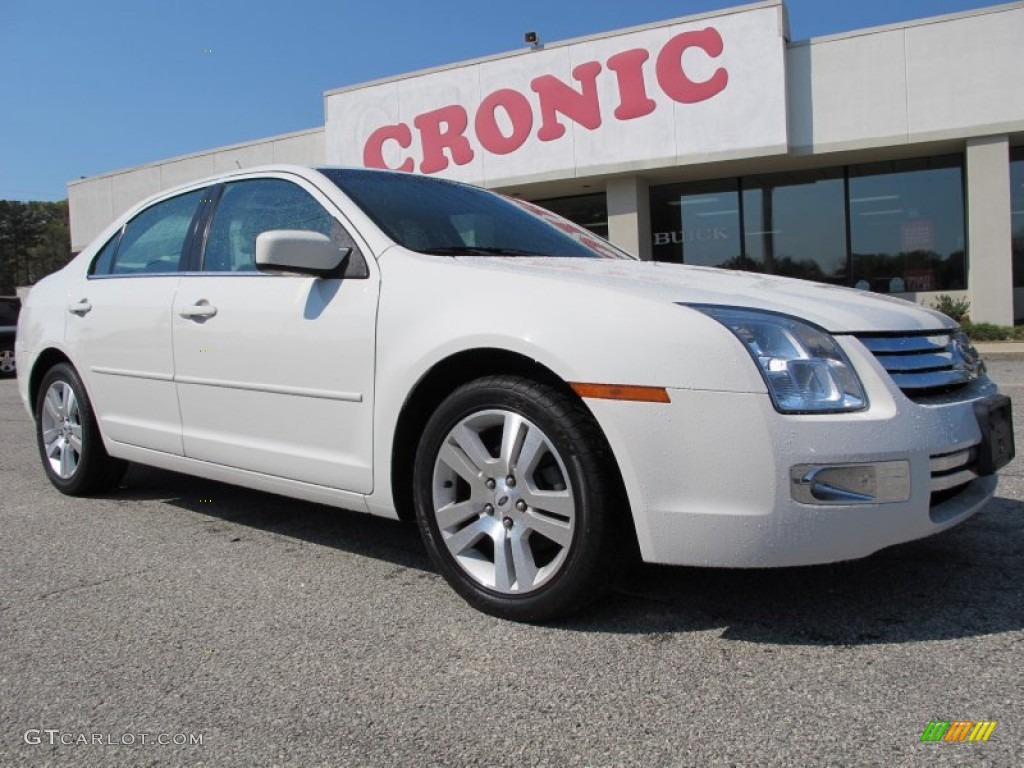 White Suede Ford Fusion