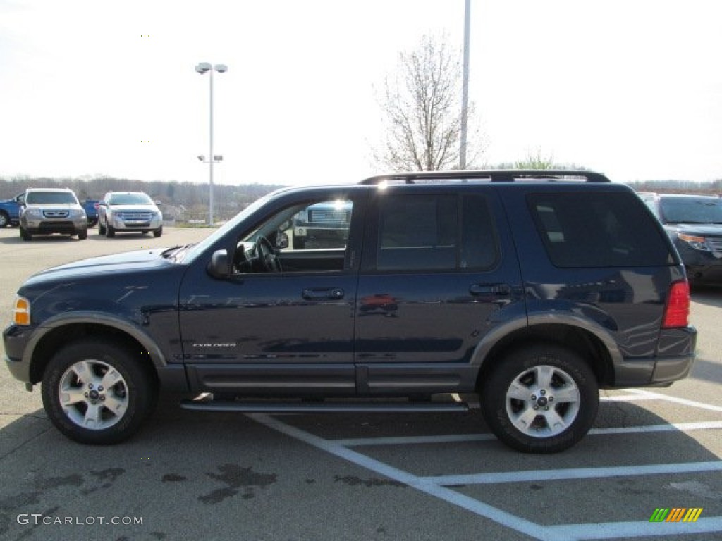 2004 Explorer XLT 4x4 - Dark Blue Pearl Metallic / Graphite photo #6